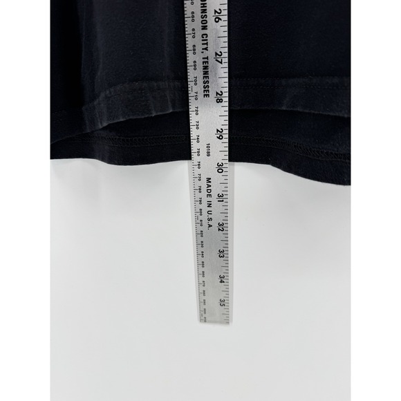 Polo Ralph Lauren Shirt Men's Short Sleeve V-Neck Black Red Pony Size XL - Picture 7 of 9